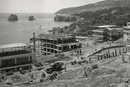 Историческая реконструкция строительства «Артека», начало 1960-х годов